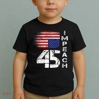 Impeach 45 Upside down Flag  Toddler T-Shirt thumb 2