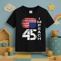 Impeach 45 Upside down Flag  Toddler T-Shirt thumb 3