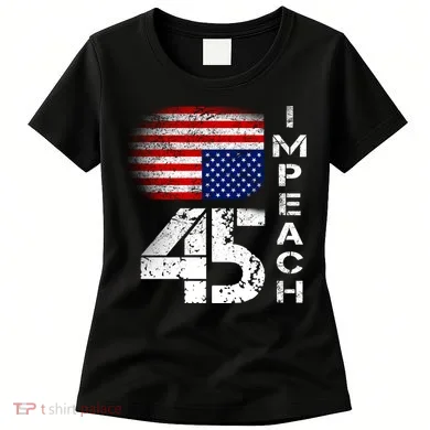 Impeach 45 Upside down Flag Women's T-Shirt
