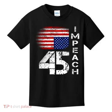 Impeach 45 Upside down Flag  Kids T-Shirt