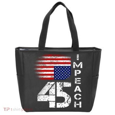 Impeach 45 Upside down Flag  Tote Bag
