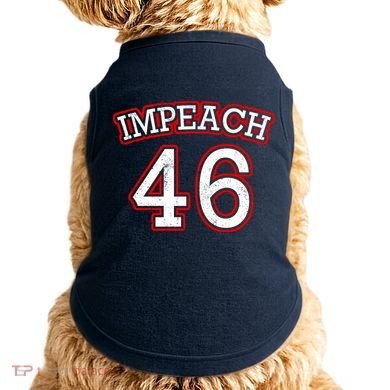 Impeach 46 Joe Biden Republican Conservative Anti-Biden  Doggie Tank