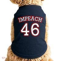 Impeach 46 Joe Biden Republican Conservative Anti-Biden  Doggie Tank thumb 0