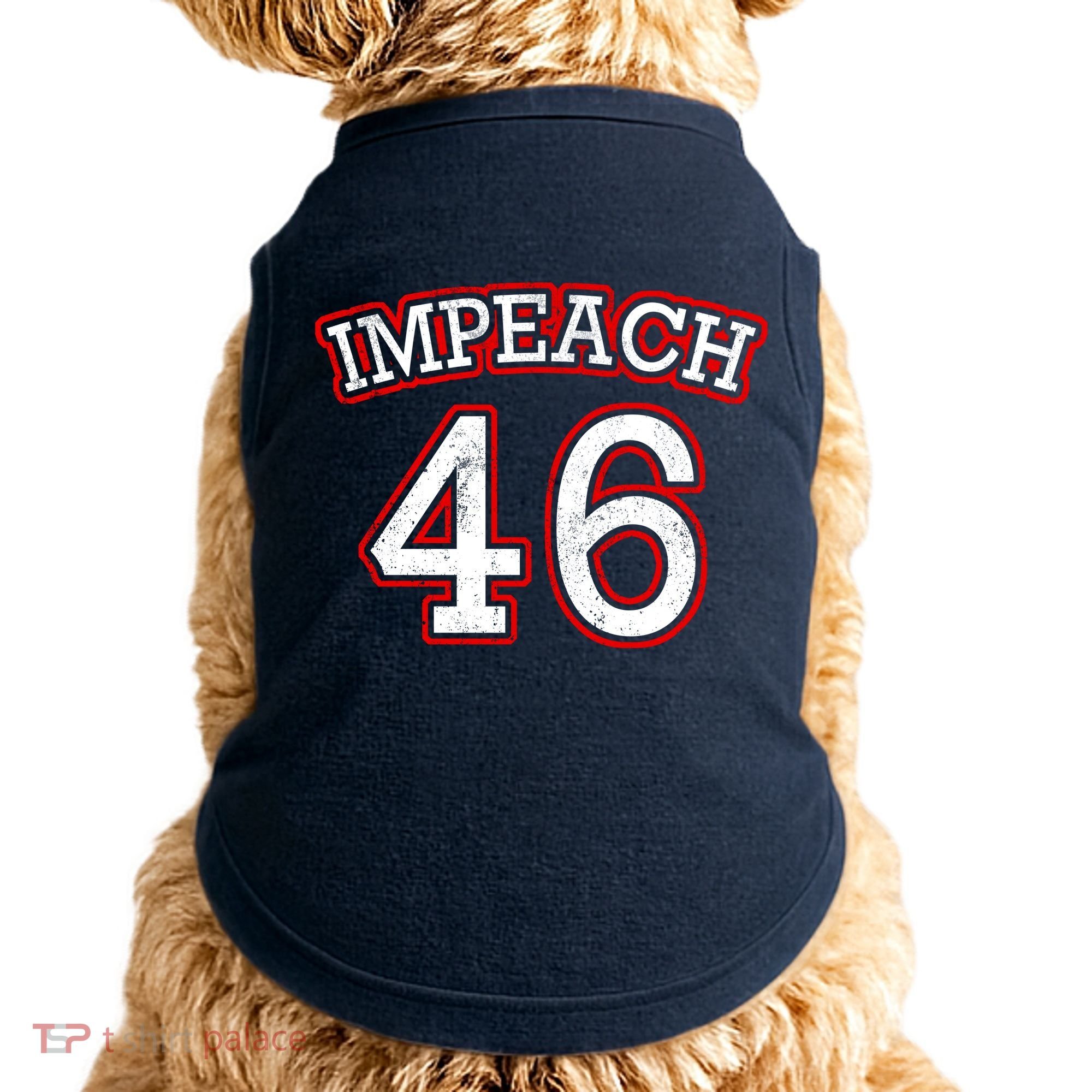 Impeach 46 Joe Biden Republican Conservative Anti-Biden  Doggie Tank