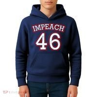 Impeach 46 Joe Biden Republican Conservative Anti-Biden  Kids Hoodie thumb 4