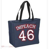 Impeach 46 Joe Biden Republican Conservative Anti-Biden  Tote Bag thumb 2