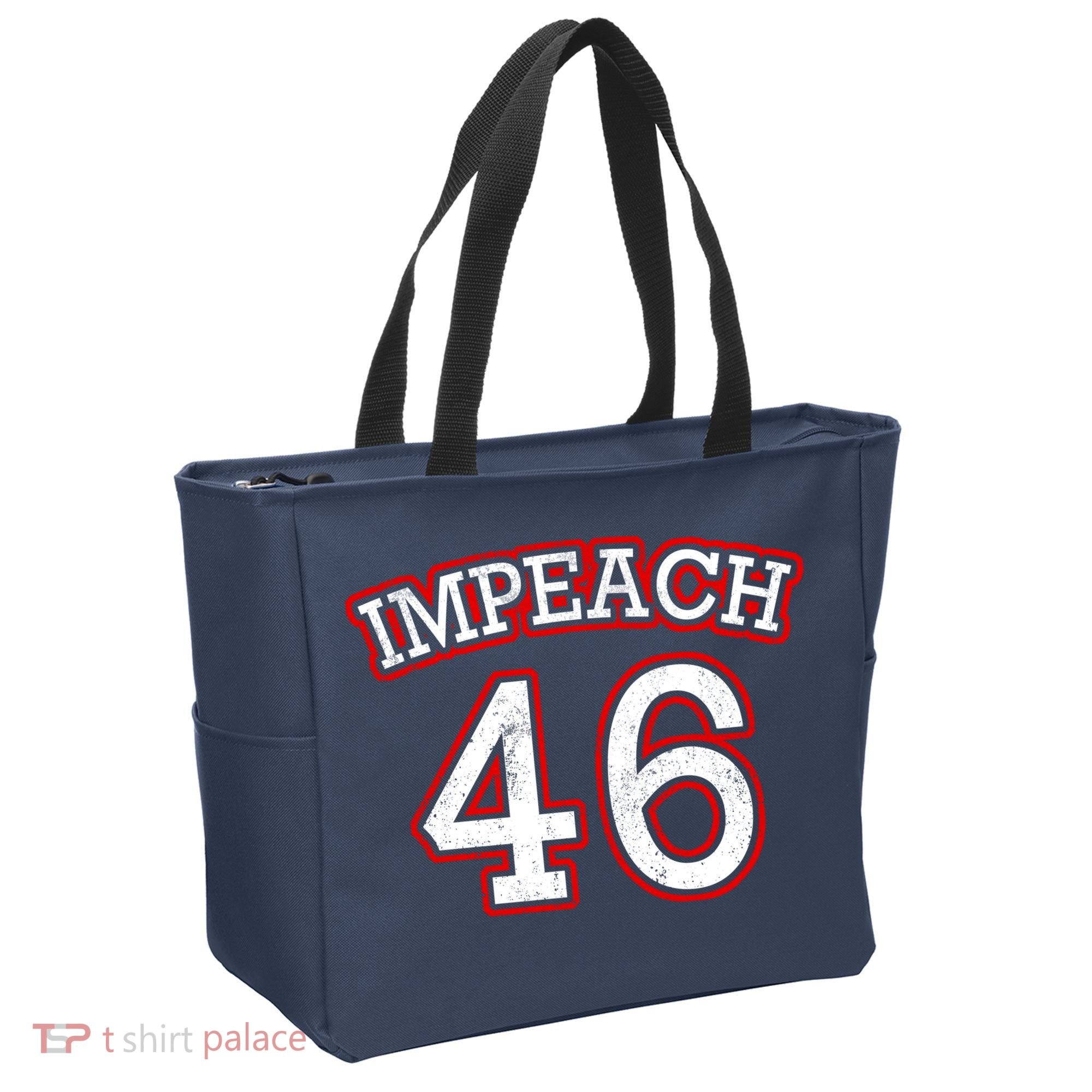 Impeach 46 Joe Biden Republican Conservative Anti-Biden  Tote Bag