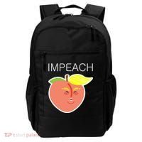 Impeach Donald Anti Trump Peach Emoji Impeachment Backpack thumb 0