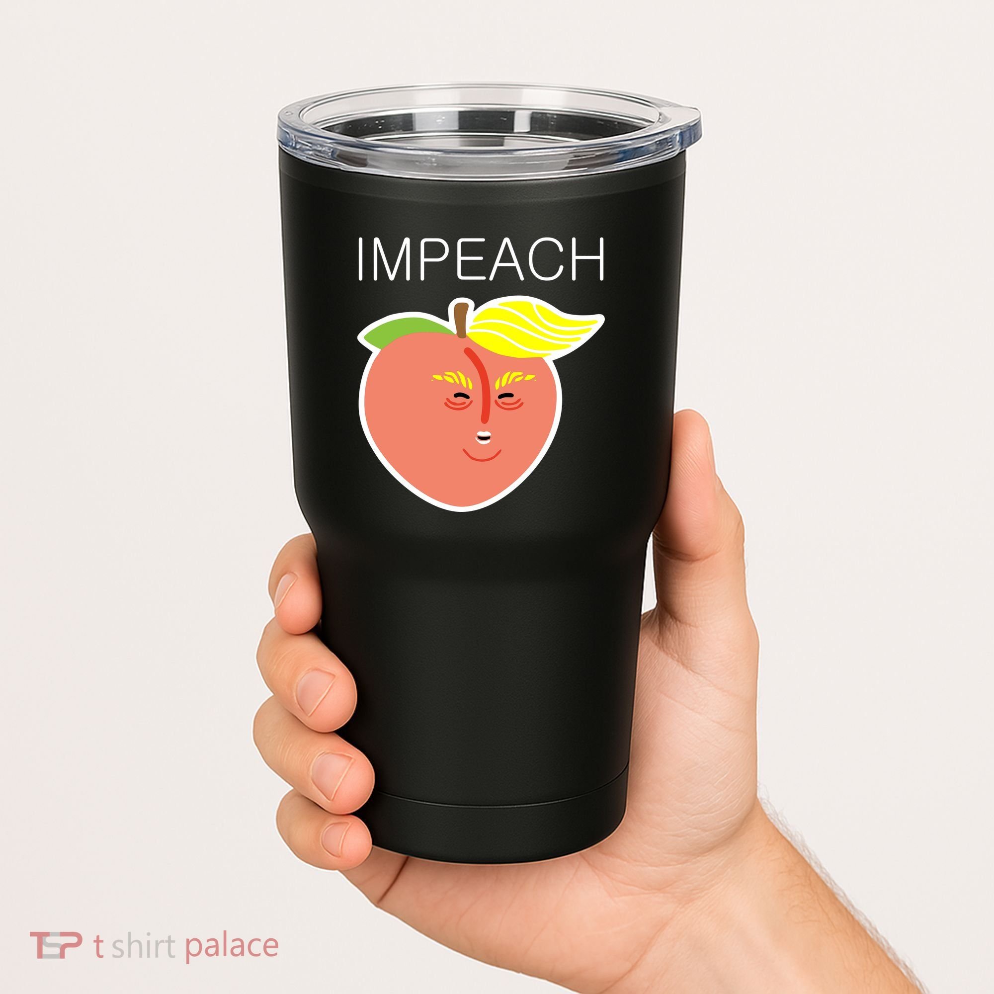 Impeach Donald Anti Trump Peach Emoji Impeachment Tumbler