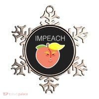 Impeach Donald Anti Trump Peach Emoji Impeachment Ornament thumb 0