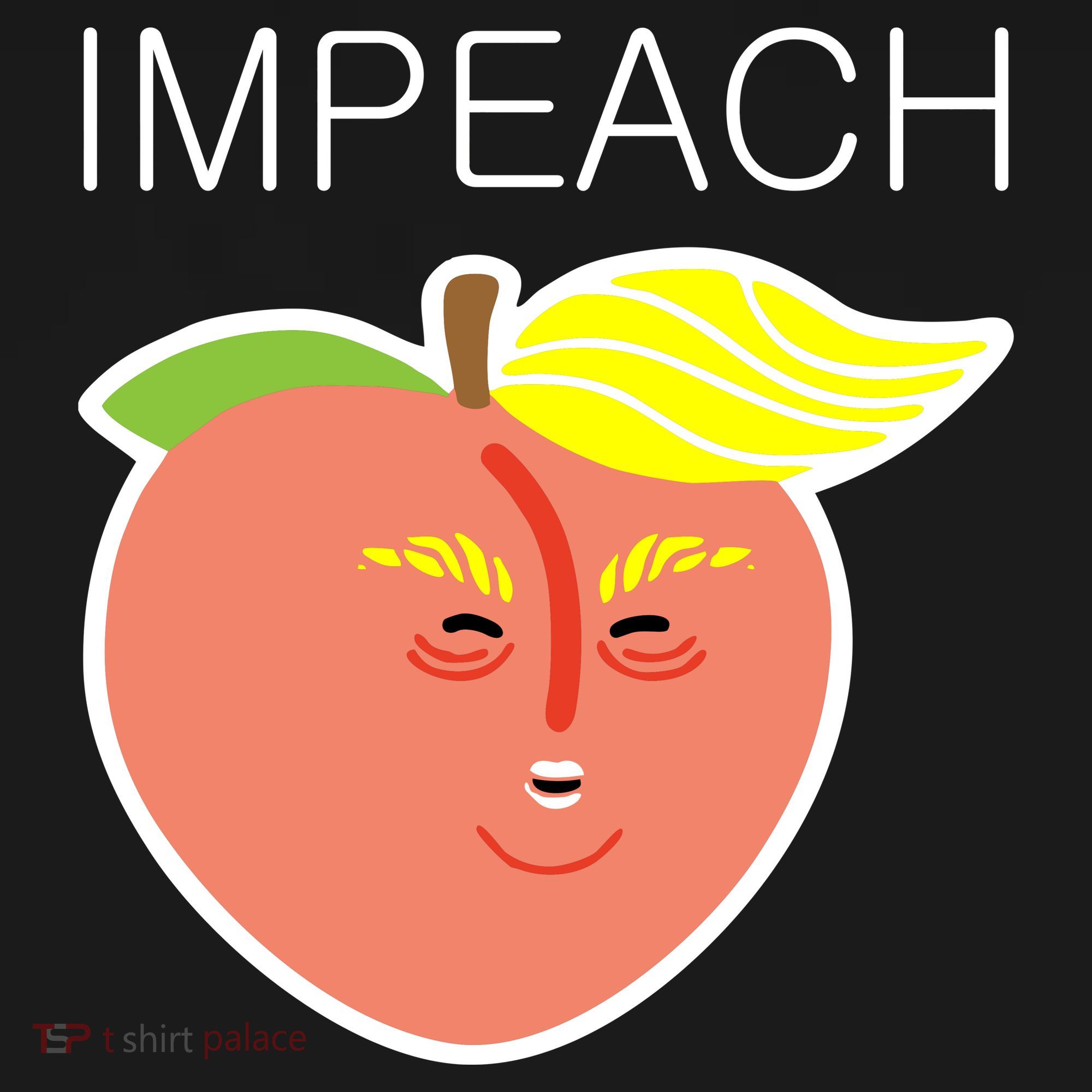 Impeach Donald Anti Trump Peach Emoji Impeachment Ornament