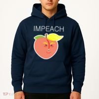 Impeach Donald Anti Trump Peach Emoji Impeachment Hoodie thumb 2