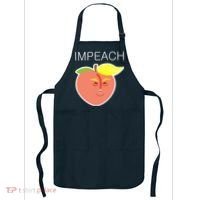 Impeach Donald Anti Trump Peach Emoji Impeachment Apron thumb 0
