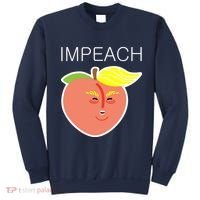 Impeach Donald Anti Trump Peach Emoji Impeachment Sweatshirt thumb 0