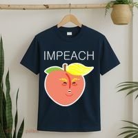 Impeach Donald Anti Trump Peach Emoji Impeachment T-Shirt thumb 2