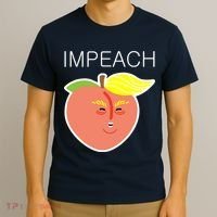 Impeach Donald Anti Trump Peach Emoji Impeachment T-Shirt thumb 3