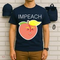 Impeach Donald Anti Trump Peach Emoji Impeachment T-Shirt thumb 6
