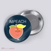 Impeach Donald Anti Trump Peach Emoji Impeachment Button thumb 0