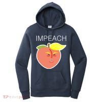 Impeach Donald Anti Trump Peach Emoji Impeachment Women's Hoodie thumb 0