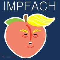 Impeach Donald Anti Trump Peach Emoji Impeachment Mousepad thumb 1