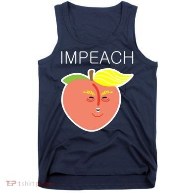 Impeach Donald Anti Trump Peach Emoji Impeachment Tank Top