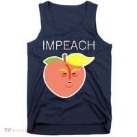 Impeach Donald Anti Trump Peach Emoji Impeachment Tank Top thumb 0