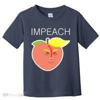Impeach Donald Anti Trump Peach Emoji Impeachment Toddler T-Shirt thumb 0