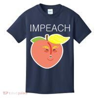 Impeach Donald Anti Trump Peach Emoji Impeachment Kids T-Shirt thumb 0