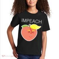 Impeach Donald Anti Trump Peach Emoji Impeachment Kids T-Shirt thumb 2