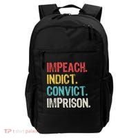 Impeach Indict Convict Imprison  Backpack thumb 0