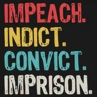 Impeach Indict Convict Imprison  Bucket Hat thumb 4