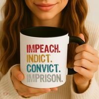 Impeach Indict Convict Imprison  Coffee Mug thumb 3