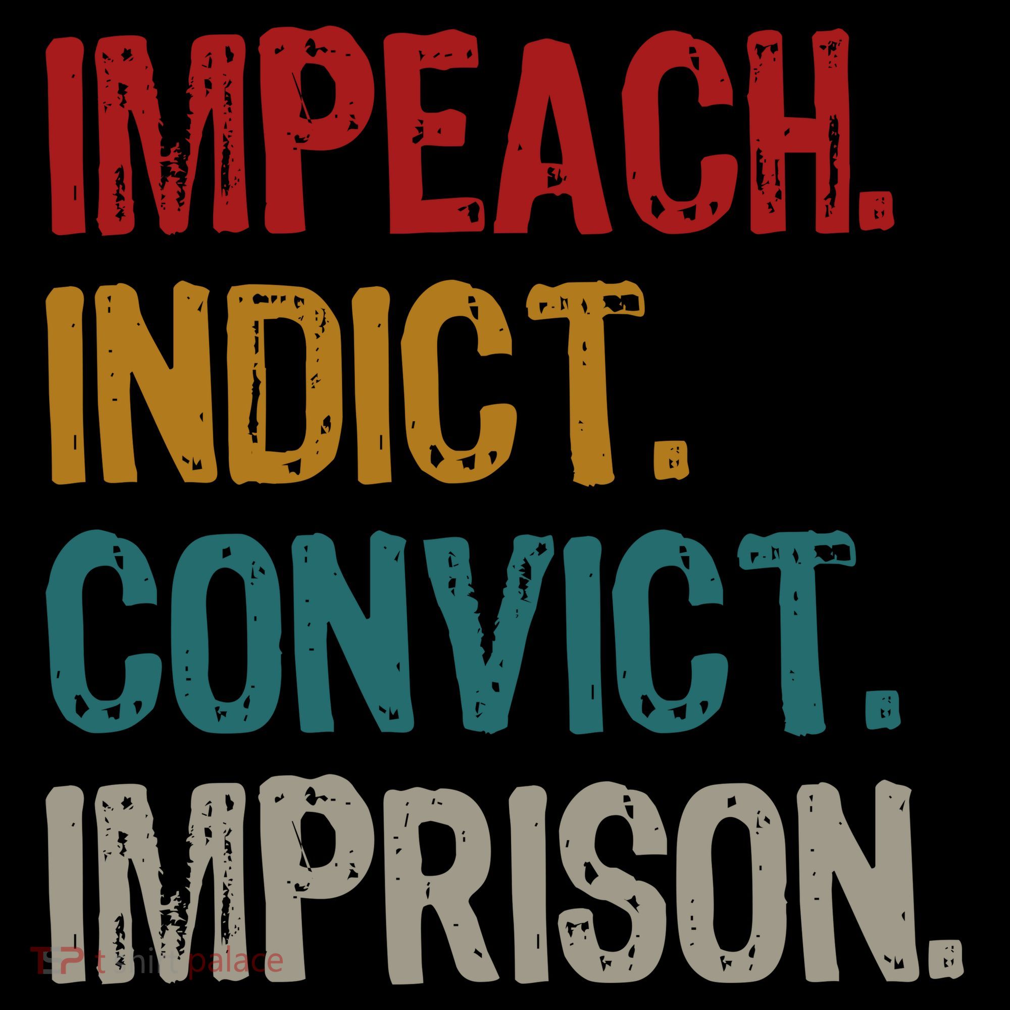 Impeach Indict Convict Imprison  Coffee Mug