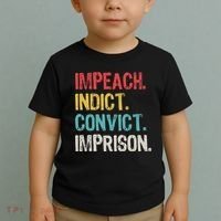 Impeach Indict Convict Imprison  Toddler T-Shirt thumb 2