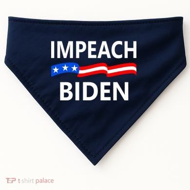 Impeach Joe Biden Remove From Office USA-Made Doggie Bandana