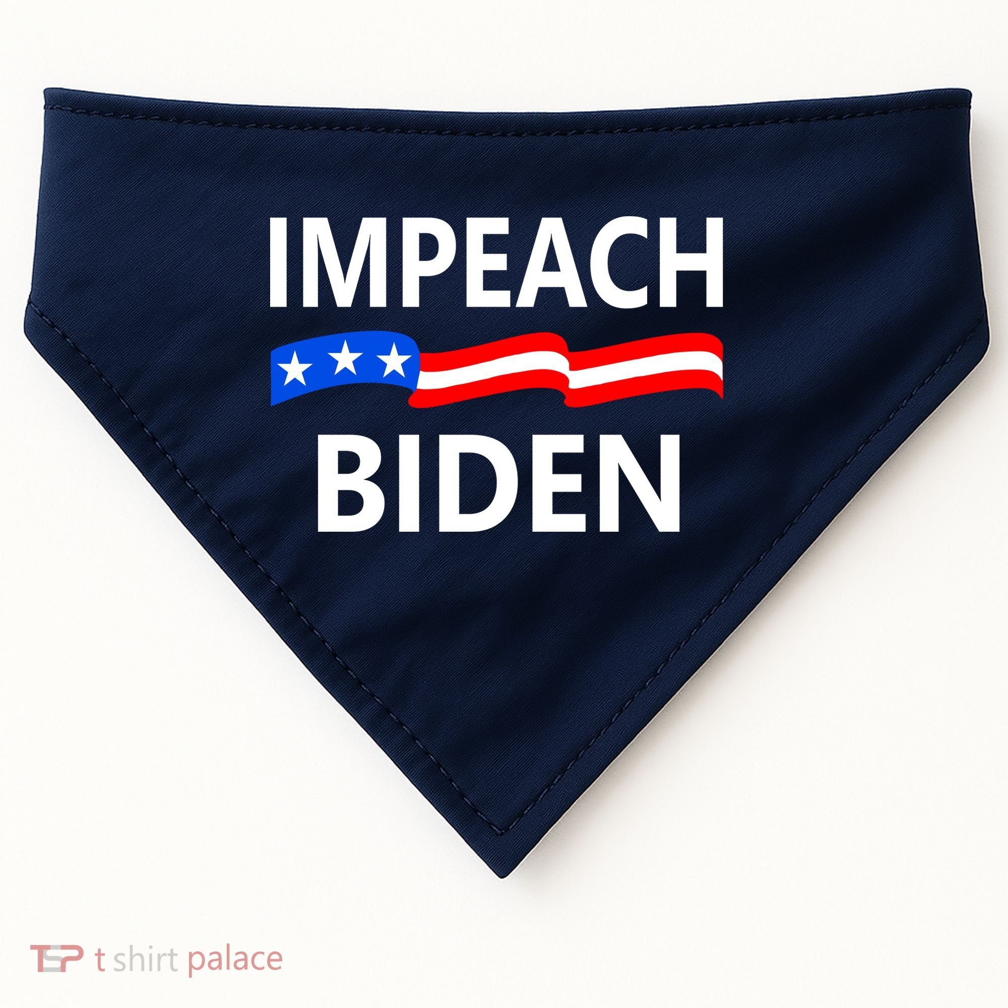 Impeach Joe Biden Remove From Office USA-Made Doggie Bandana