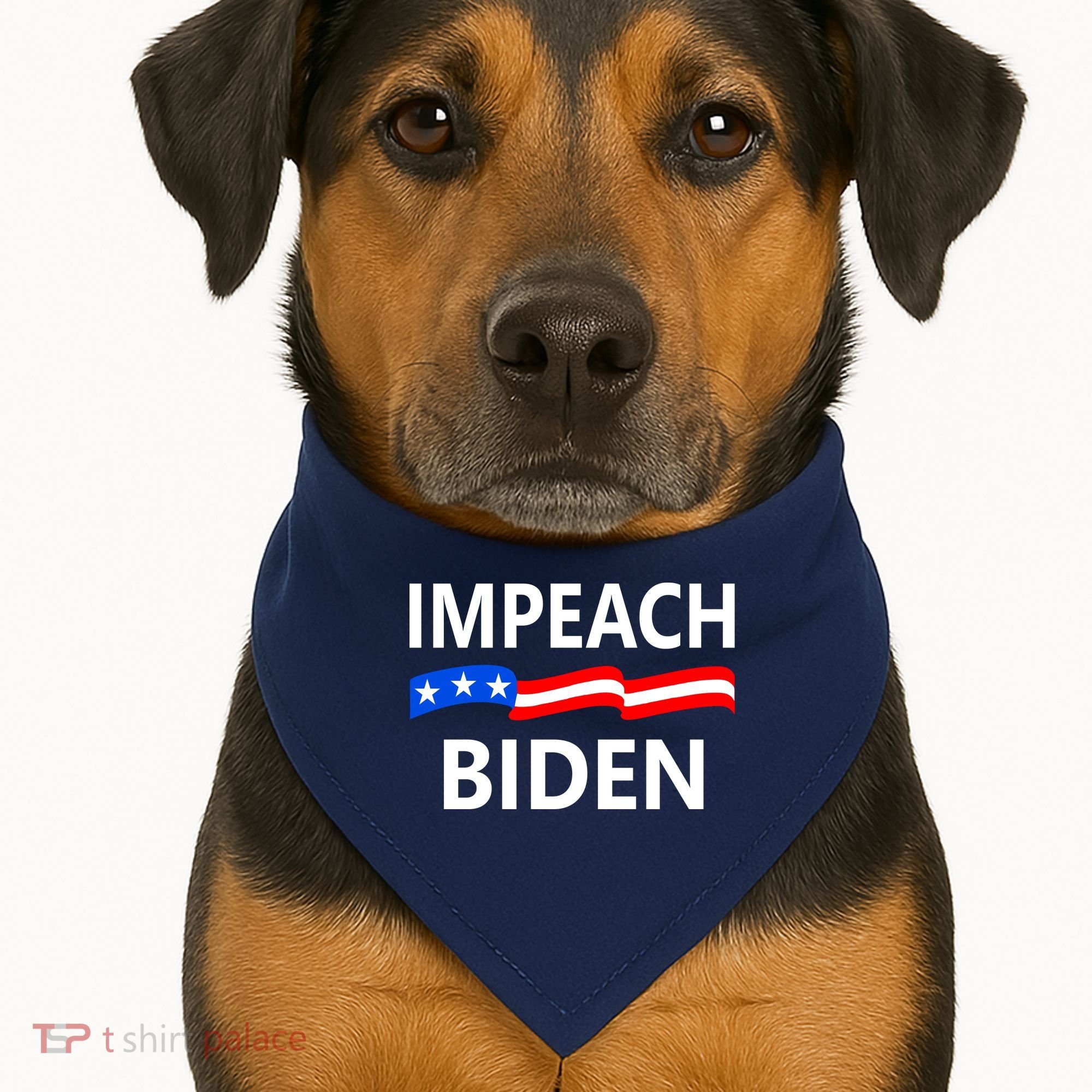 Impeach Joe Biden Remove From Office USA-Made Doggie Bandana