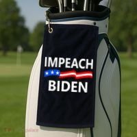 Impeach Joe Biden Remove From Office Golf Towel thumb 2