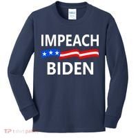 Impeach Joe Biden Remove From Office Kids Long Sleeve Shirt thumb 0