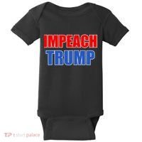 Impeach President Donald Trump Anti-Trump Baby Bodysuit thumb 0