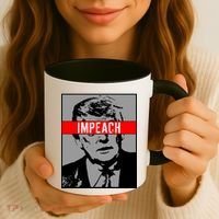 Impeach President Donald Trump Anti Trump Resist Coffee Mug thumb 3