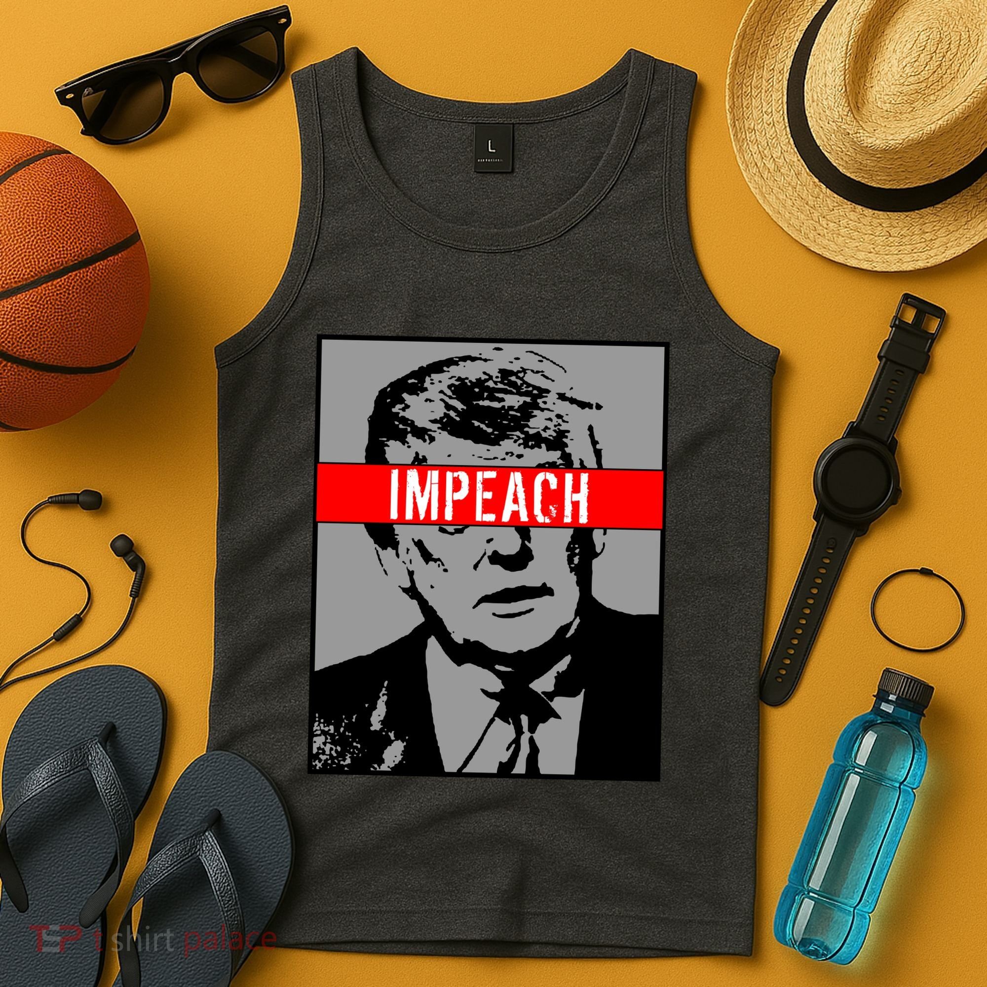 Impeach President Donald Trump Anti Trump Resist Tank Top