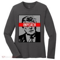 Impeach President Donald Trump Anti Trump Resist Women's Long Sleeve Shirt thumb 0