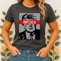 Impeach President Donald Trump Anti Trump Resist Women's T-Shirt thumb 2