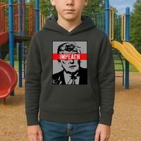 Impeach President Donald Trump Anti Trump Resist Kids Hoodie thumb 2