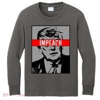 Impeach President Donald Trump Anti Trump Resist Kids Long Sleeve Shirt thumb 0