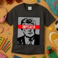 Impeach President Donald Trump Anti Trump Resist Kids T-Shirt thumb 3