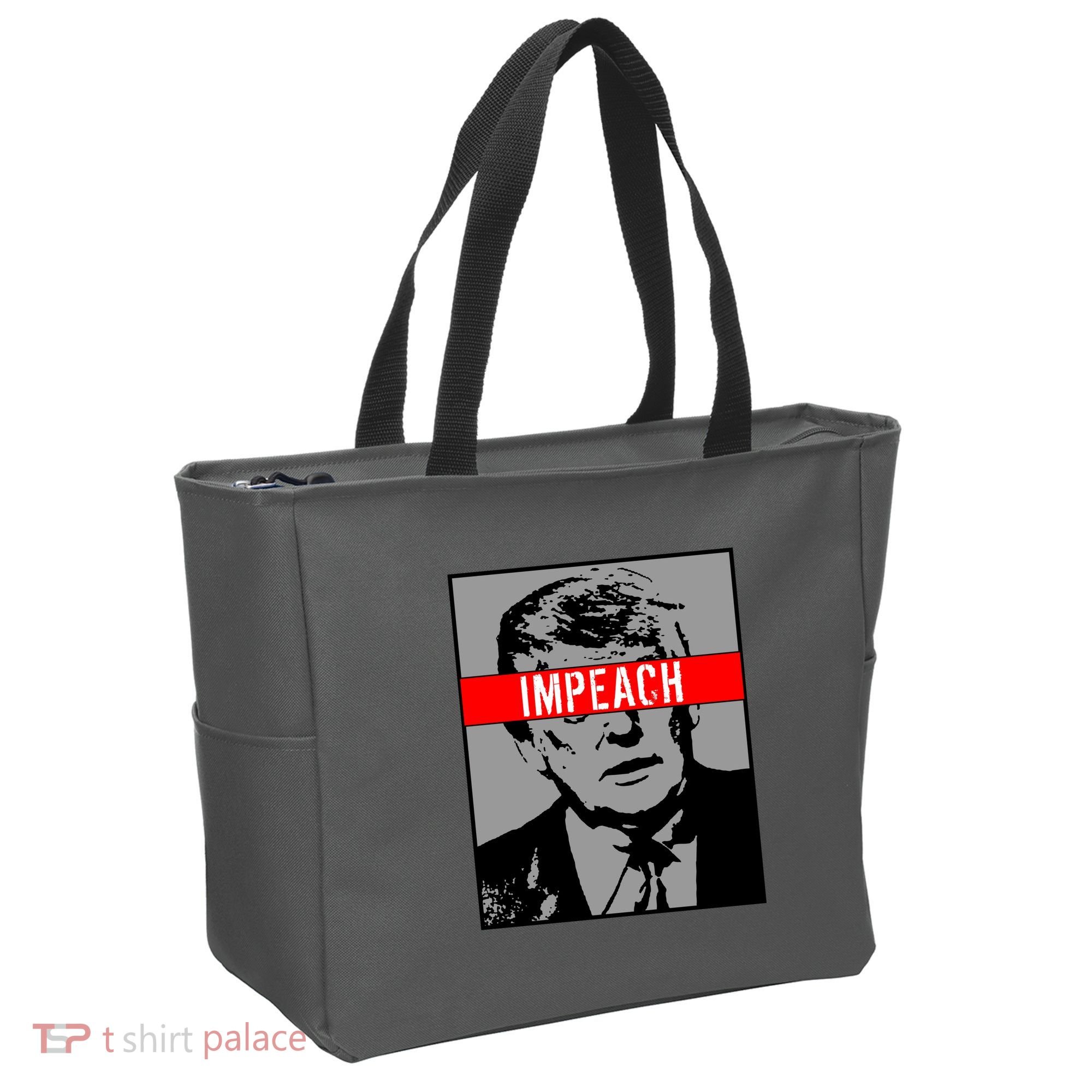 Impeach President Donald Trump Anti Trump Resist Tote Bag