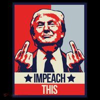 Impeach This Pro Donald Trump Supporter Ornament thumb 1