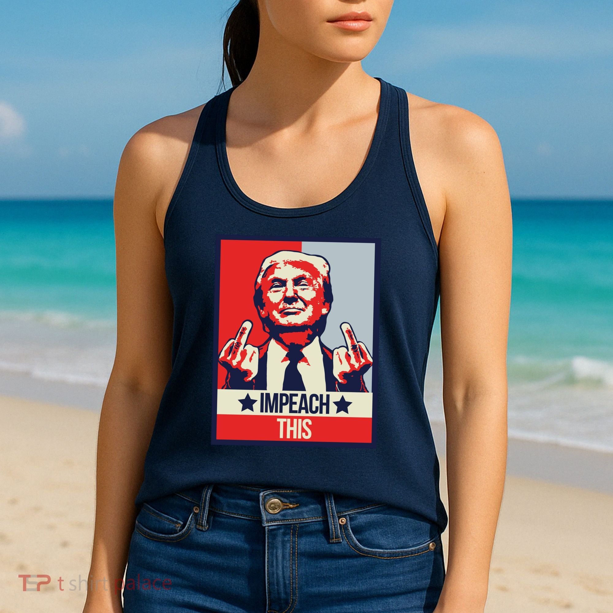 Impeach This Pro Donald Trump Supporter Women's Tank Top